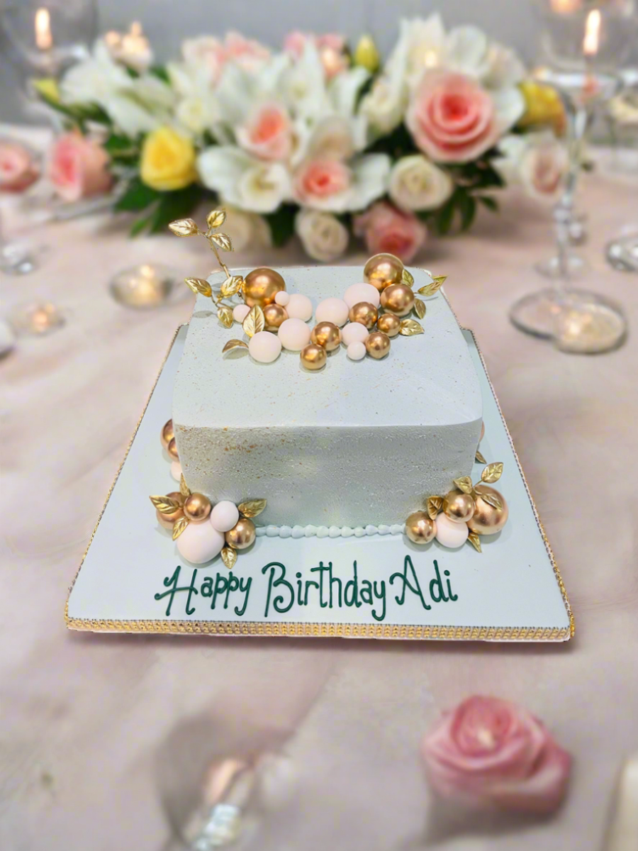 Adi Blue Birthday Cake