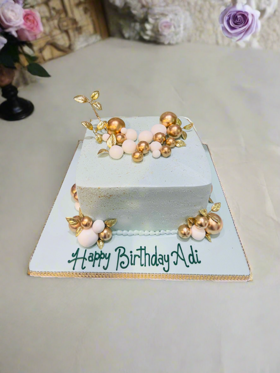 Adi Blue Birthday Cake