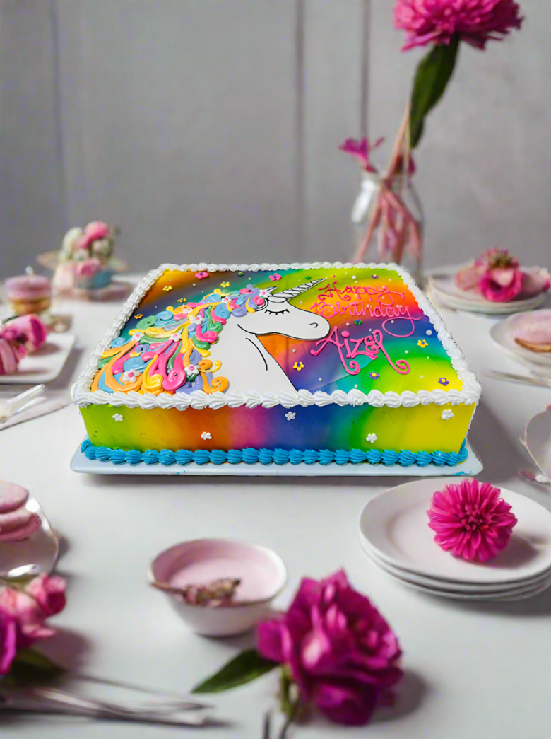 Aizel Unicorn Cream Cake