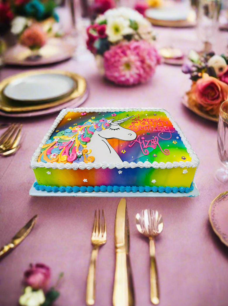Aizel Unicorn Cream Cake