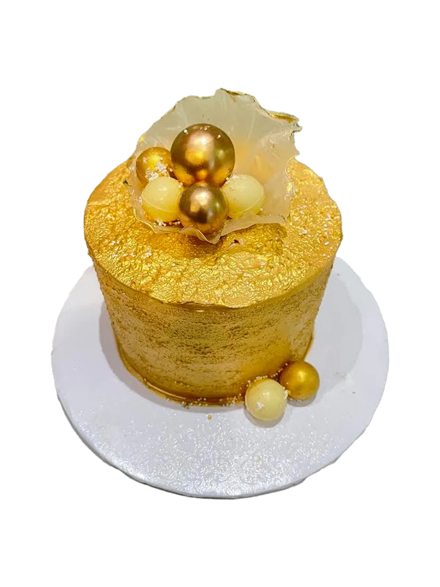 Alayah Gold Birthday Cake