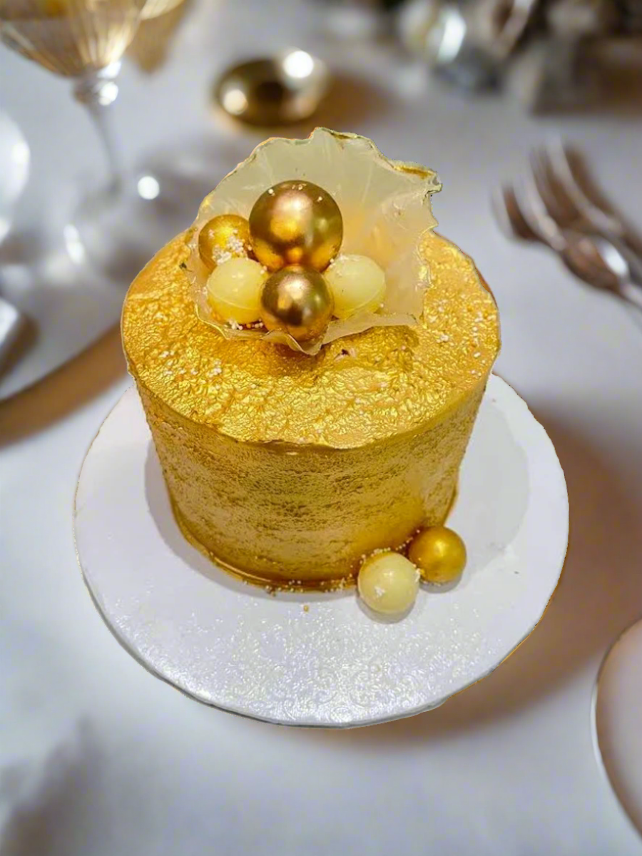 Alayah Gold Birthday Cake