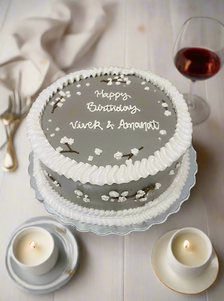 Amanat Floral Cream Cake