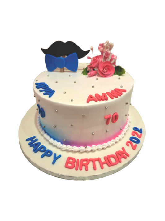Appa & Amma Birthday Cake