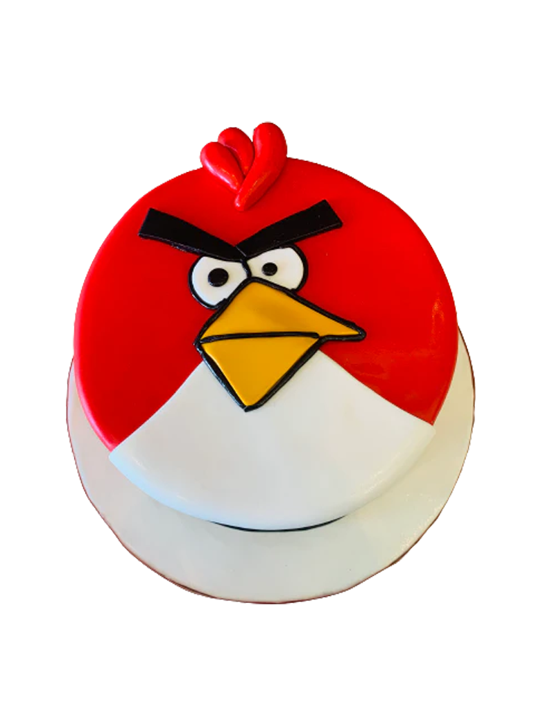 Angry Bird Fondant Cake