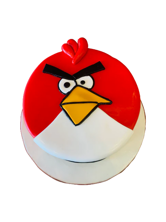 Angry Bird Fondant Cake