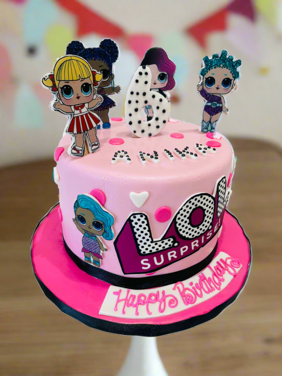 Anika LOL Surprise Fondant Cake