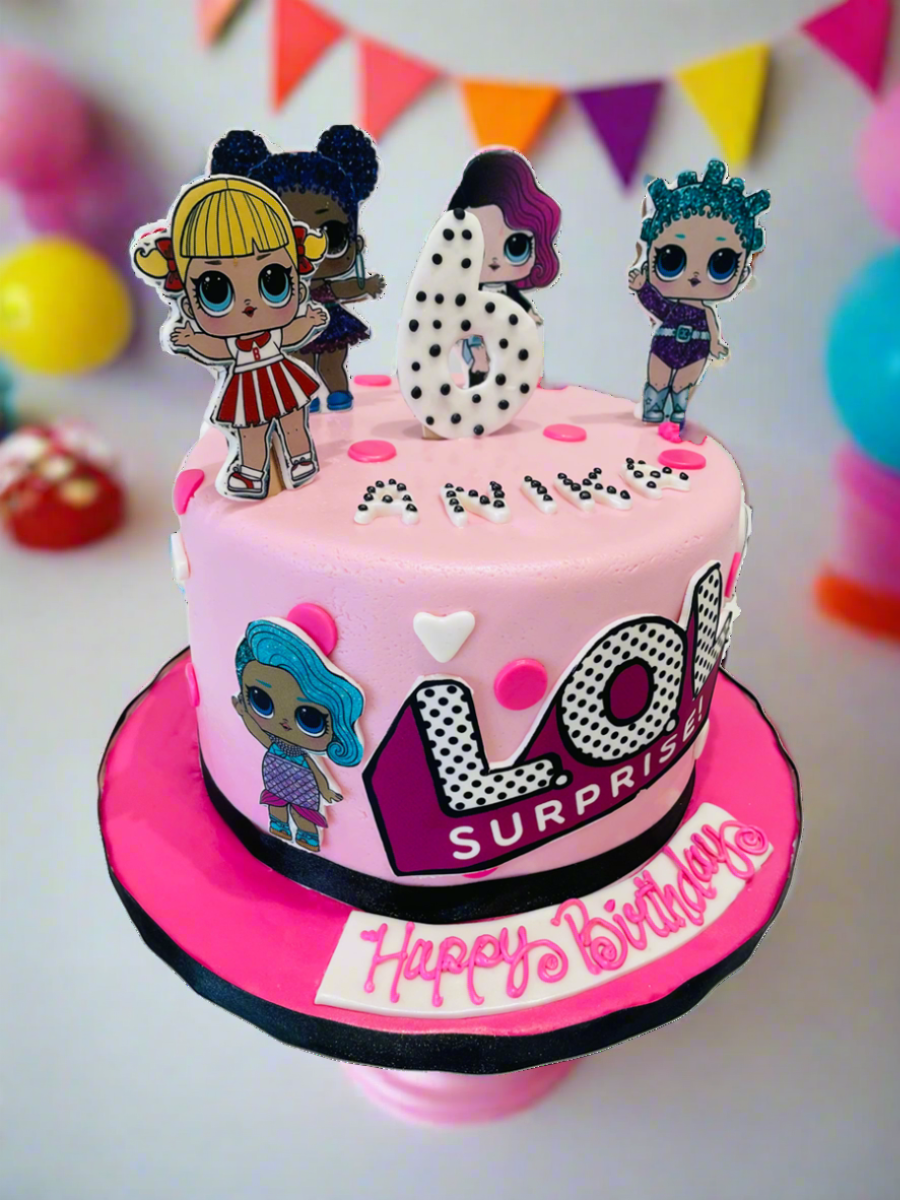 Anika LOL Surprise Fondant Cake