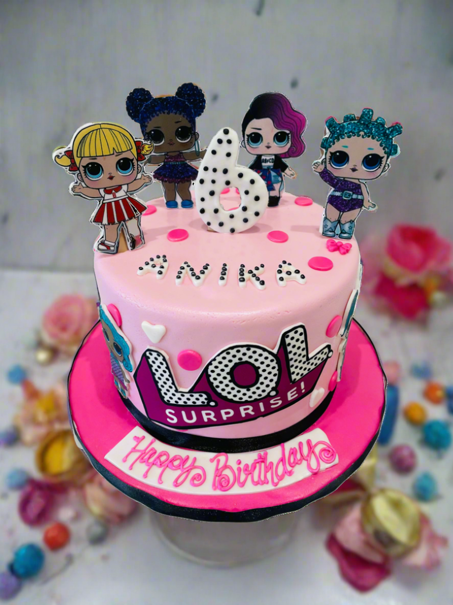 Anika LOL Surprise Fondant Cake