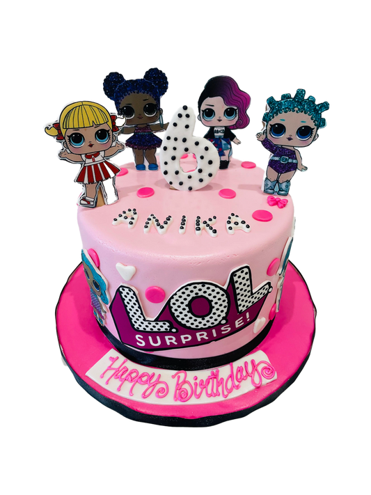 Anika LOL Surprise Fondant Cake