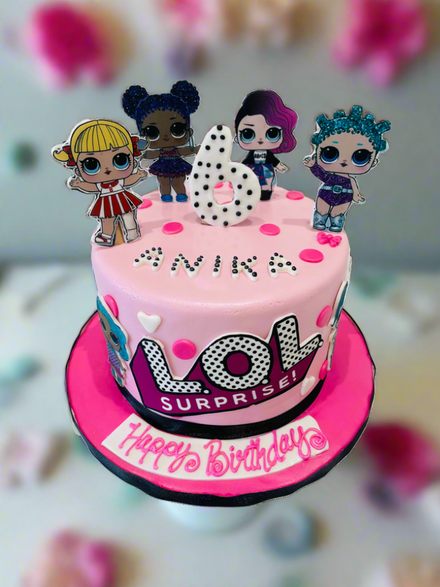 Anika LOL Surprise Fondant Cake