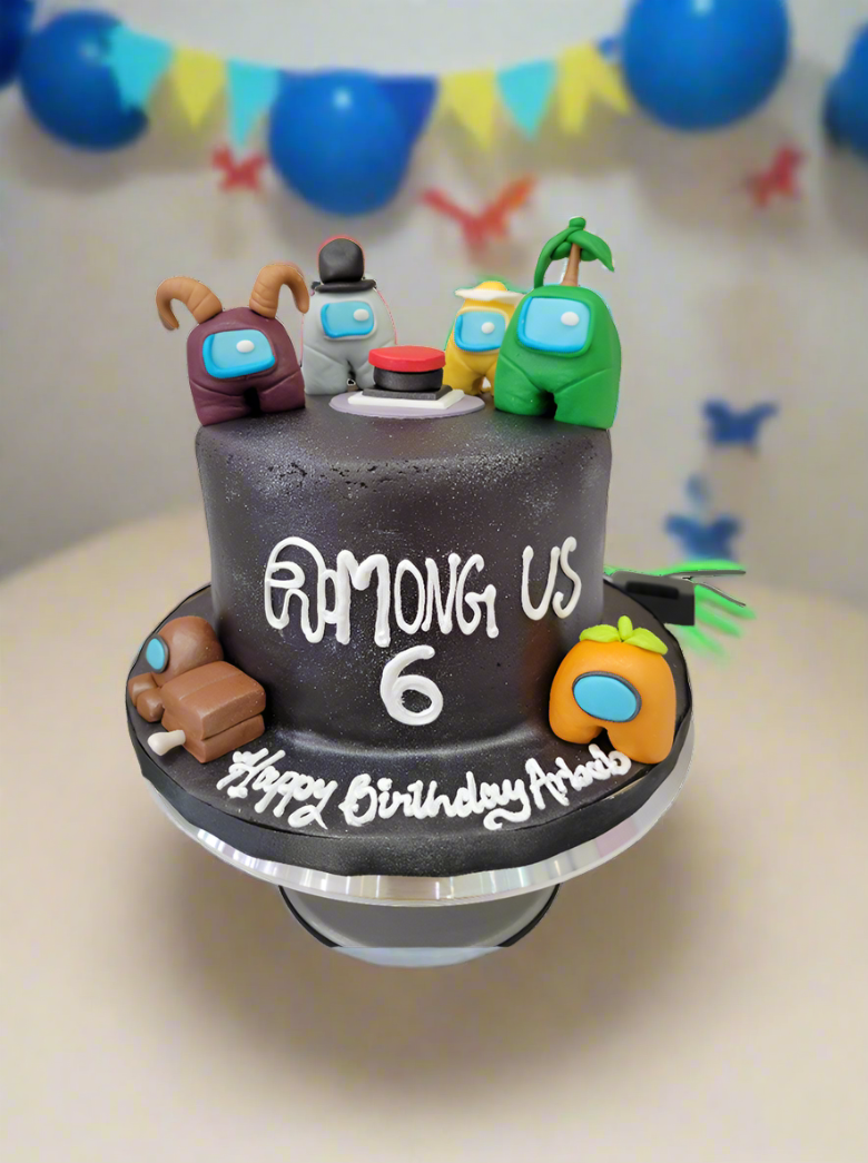 Arbab Among Us Fondant Cake