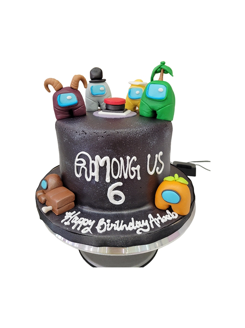 Arbab Among Us Fondant Cake