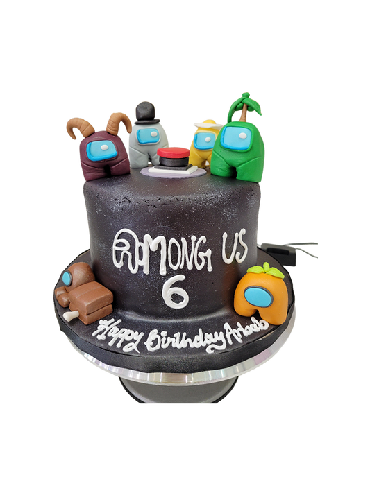 Arbab Among Us Fondant Cake