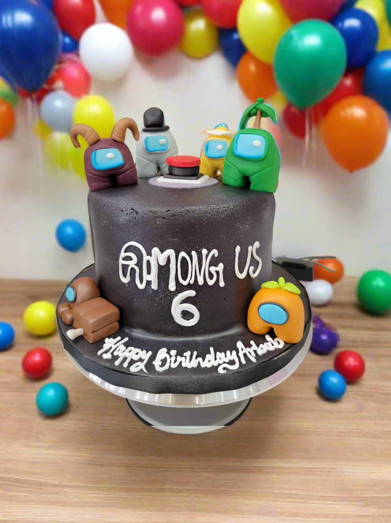 Arbab Among Us Fondant Cake