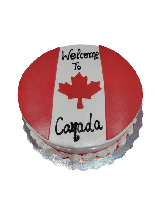 Arsh Welcome To Canada Cake