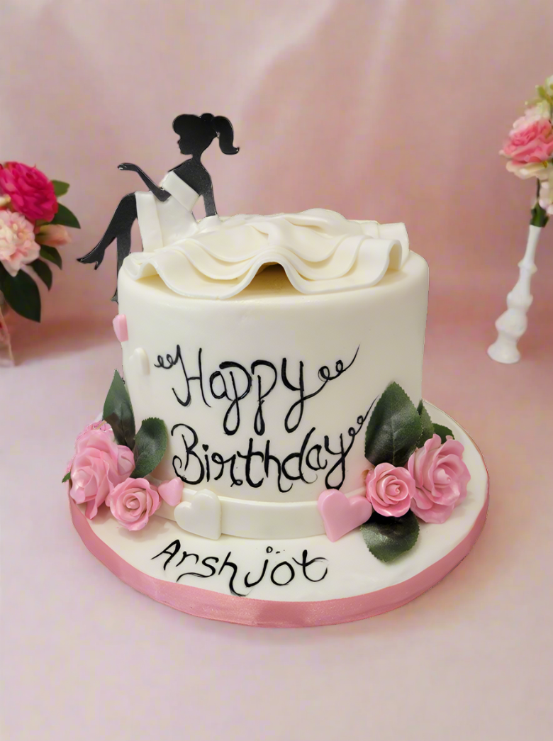 Arshjot Bride to Be Fondant Cake