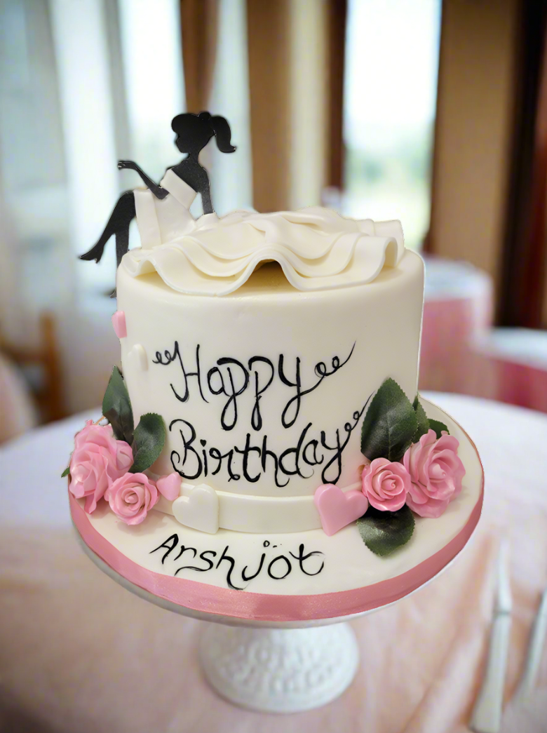 Arshjot Bride to Be Fondant Cake