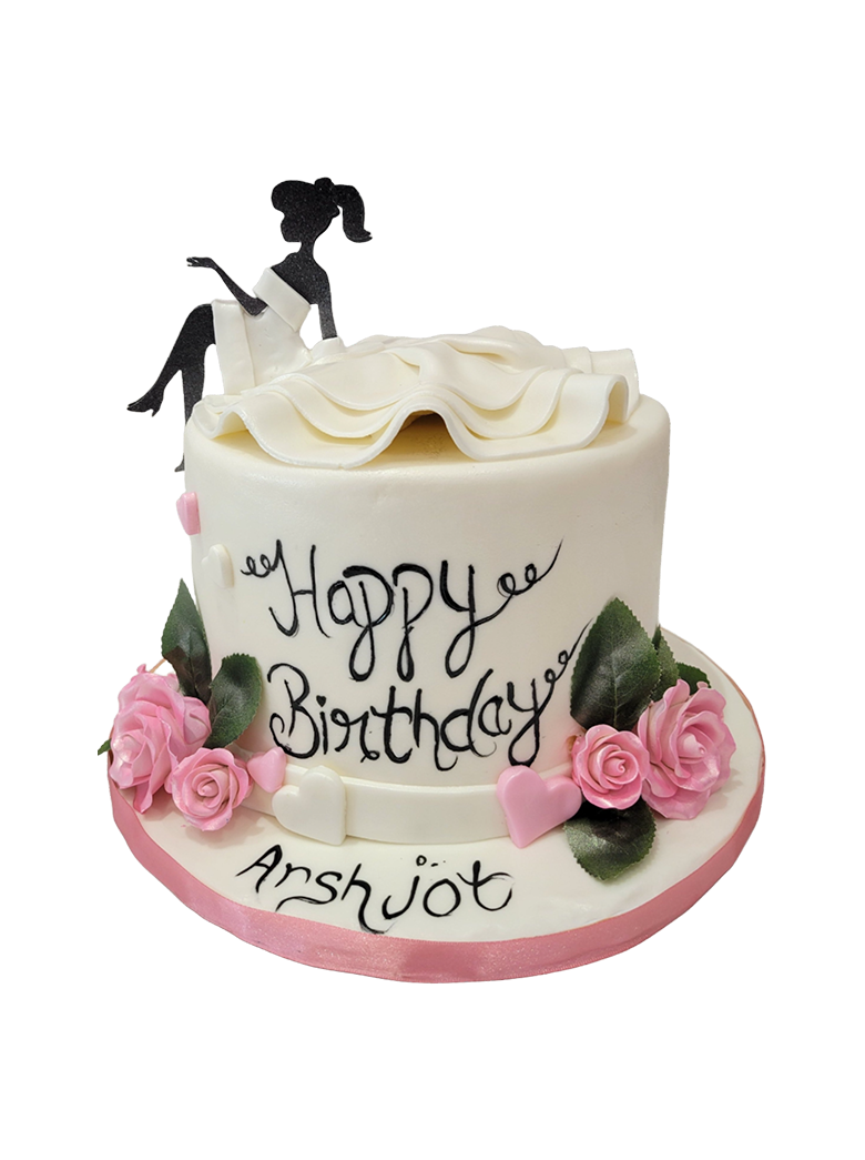 Arshjot Bride to Be Fondant Cake