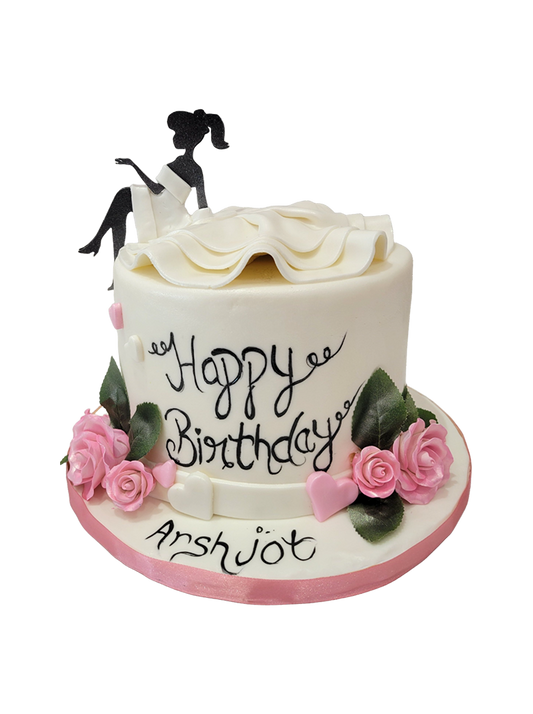Arshjot Bride to Be Fondant Cake
