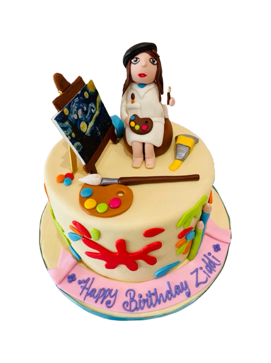 Artist Fondant Cake