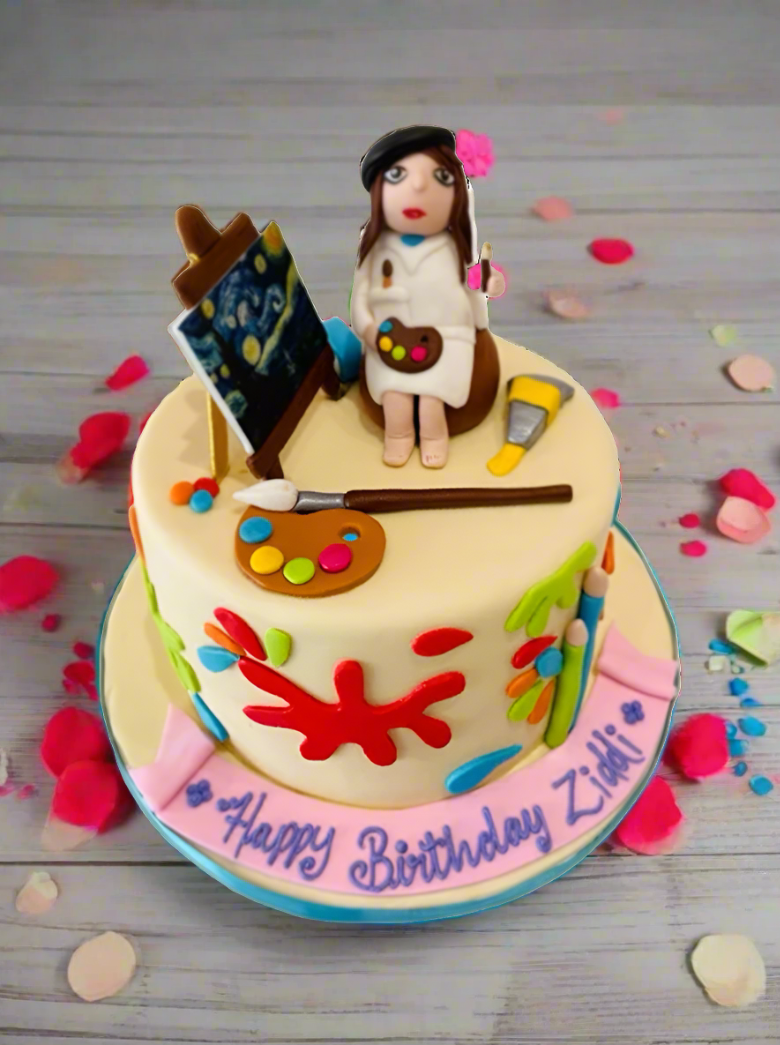Artist Fondant Cake