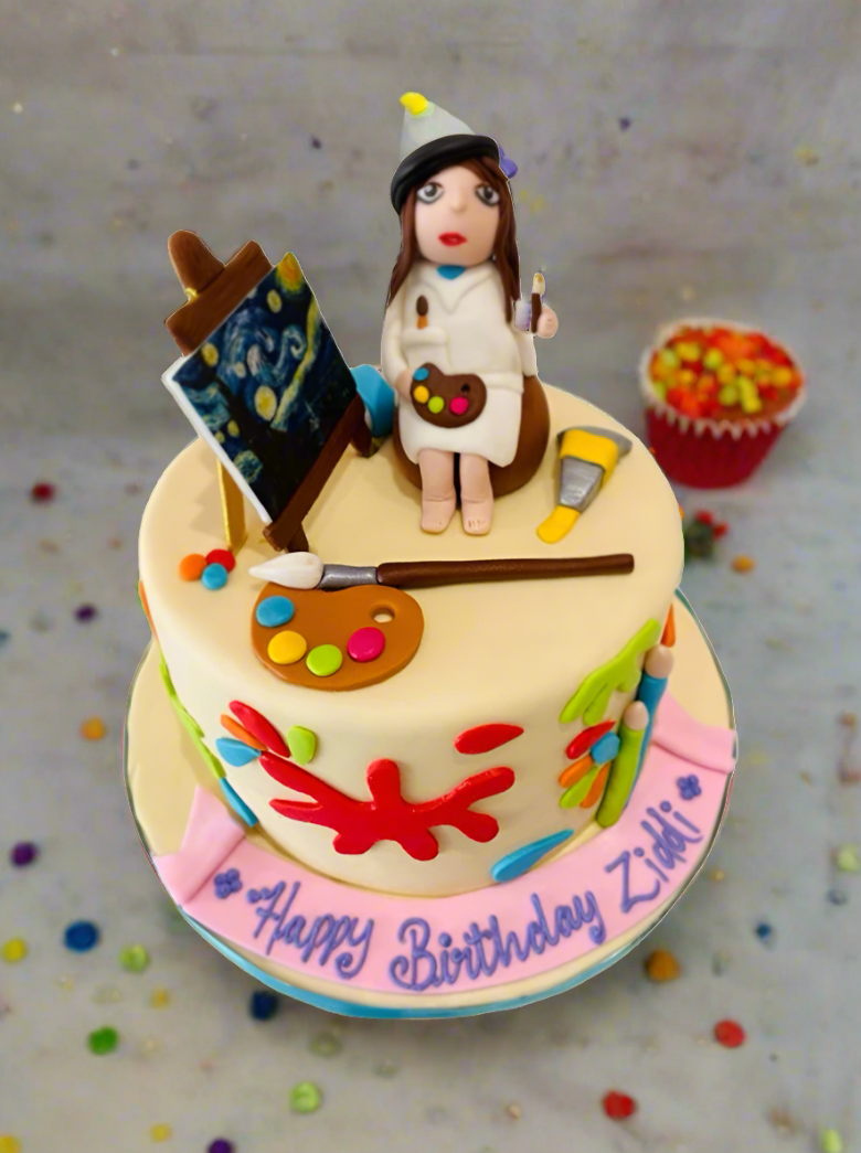 Artist Fondant Cake