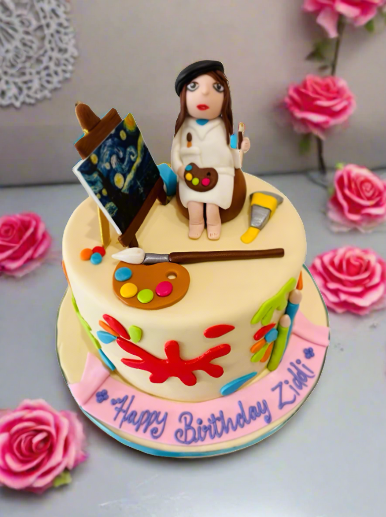 Artist Fondant Cake