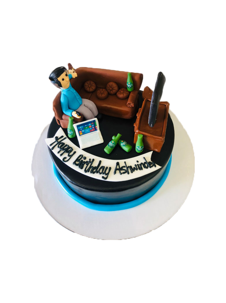 Sofa Fondant Cake