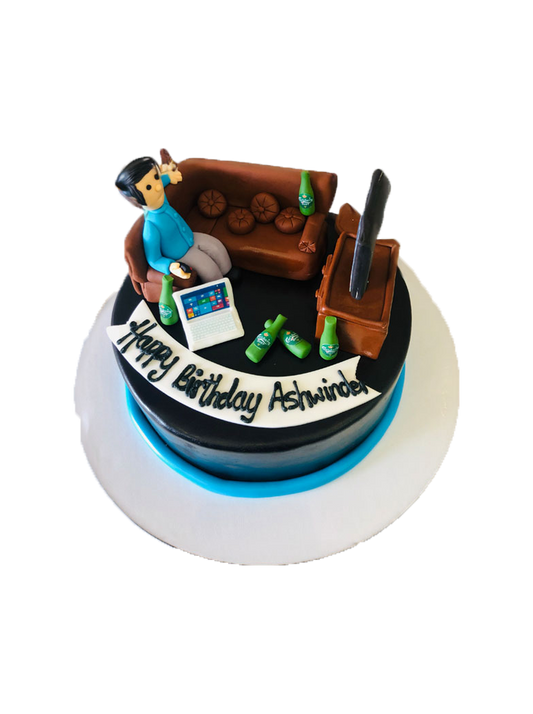 Sofa Fondant Cake