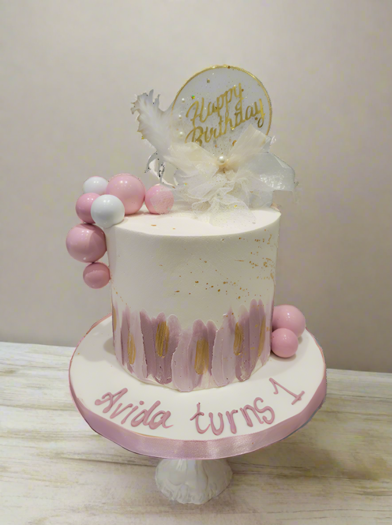 Avida Cream Birthday Cake