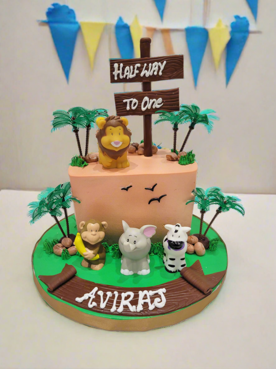 Aviraj Half Birthday Cream Cake