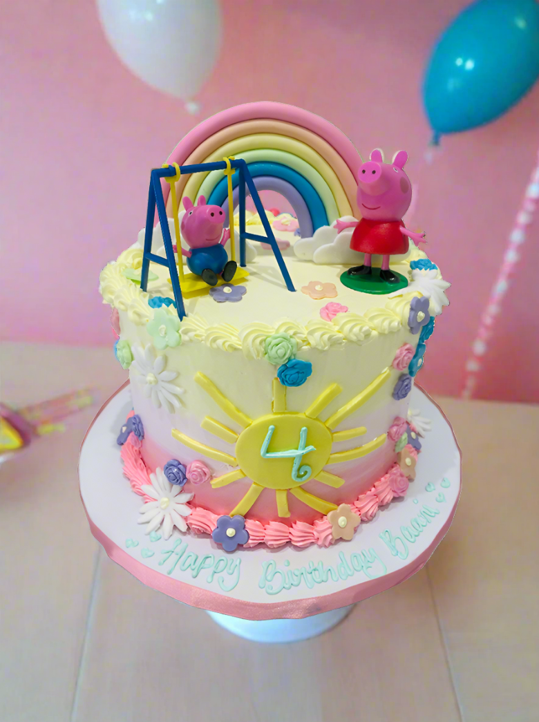 Baani Peppa Pig Birthday Cake
