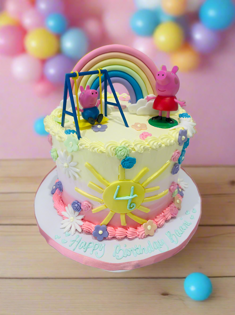 Baani Peppa Pig Birthday Cake