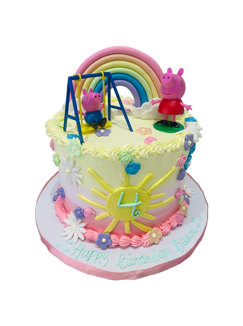 Baani Peppa Pig Birthday Cake