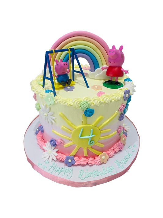 Baani Peppa Pig Birthday Cake