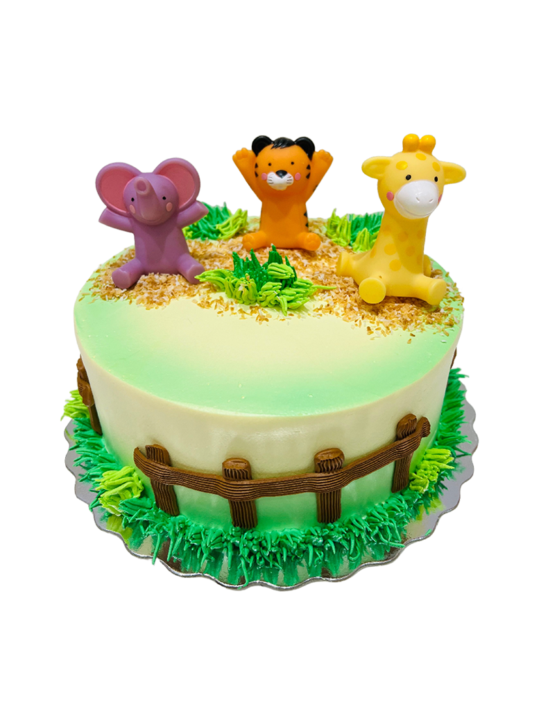 Baby Animals Jungle Cake