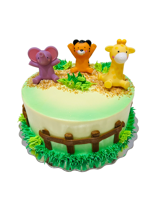 Baby Animals Jungle Cake