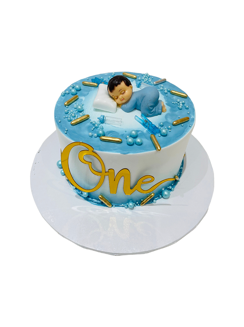 Baby Boy First Birthday Cake
