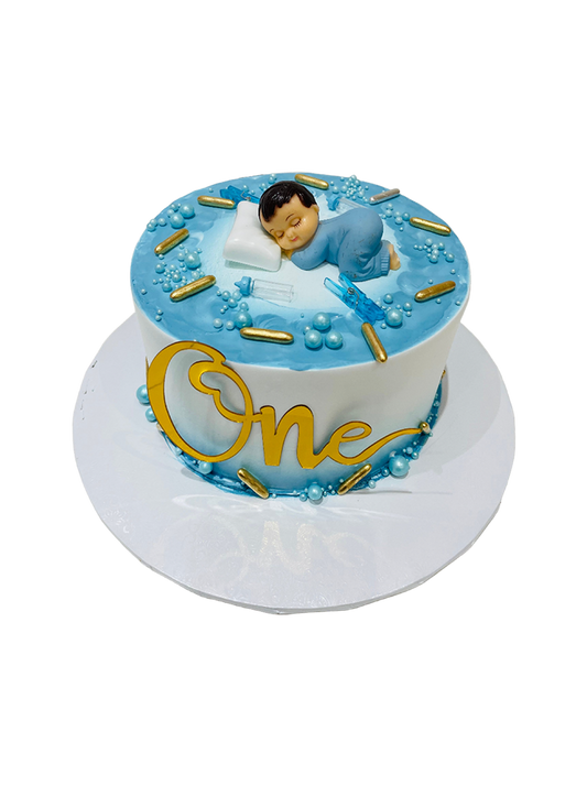 Baby Boy First Birthday Cake