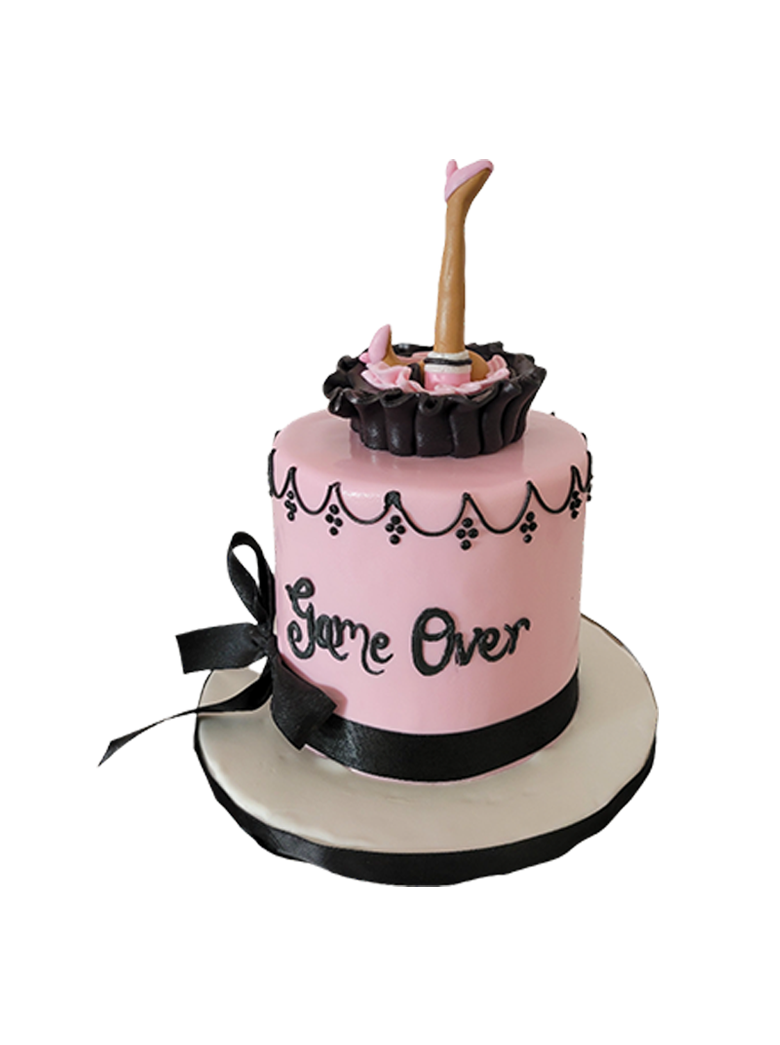 Bachelorette Fondant Cake