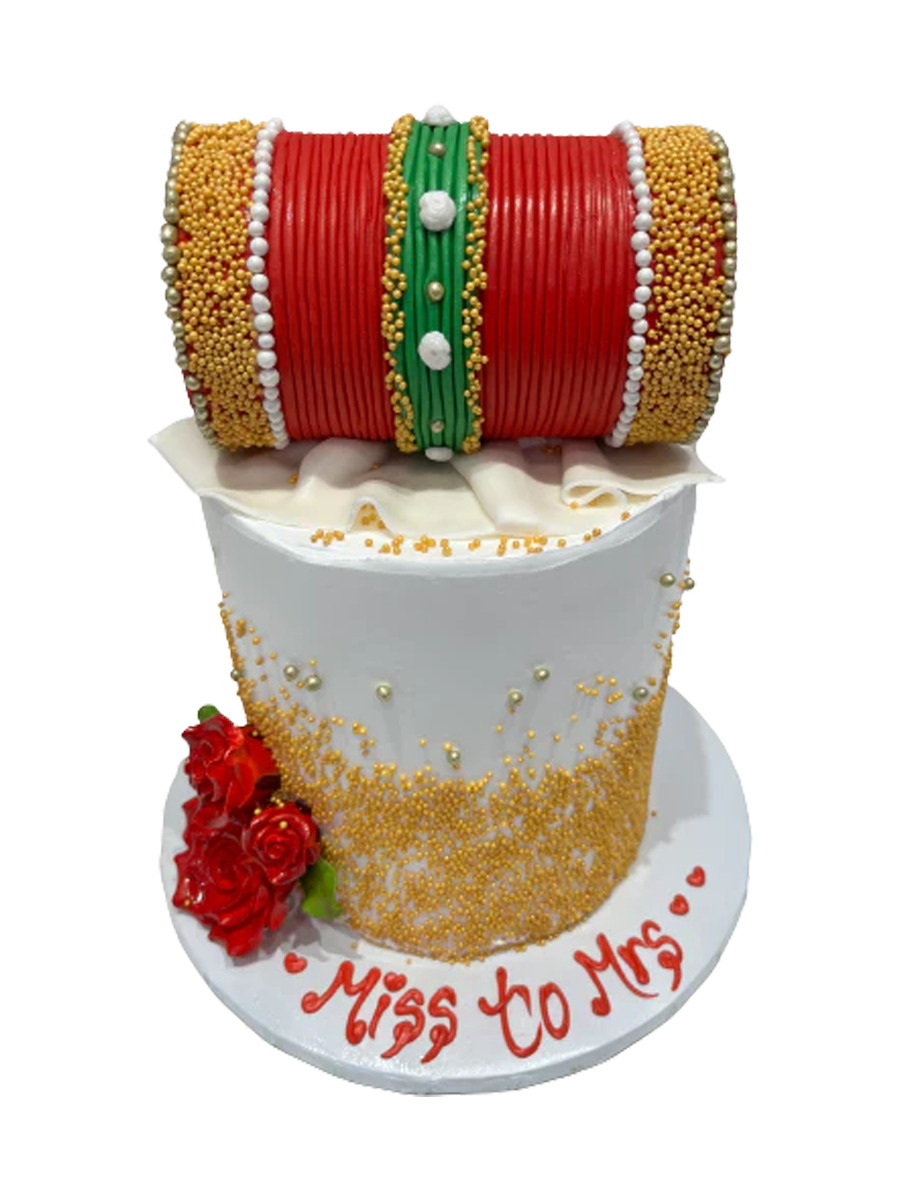 Bangle Ceremony Cream Cake