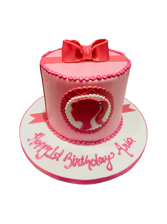 Barbie Fondant Cake