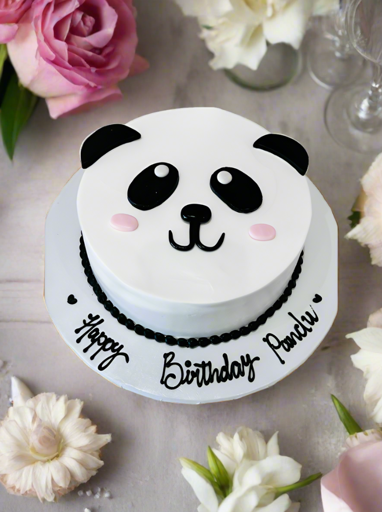 Basic Panda Cream Cake