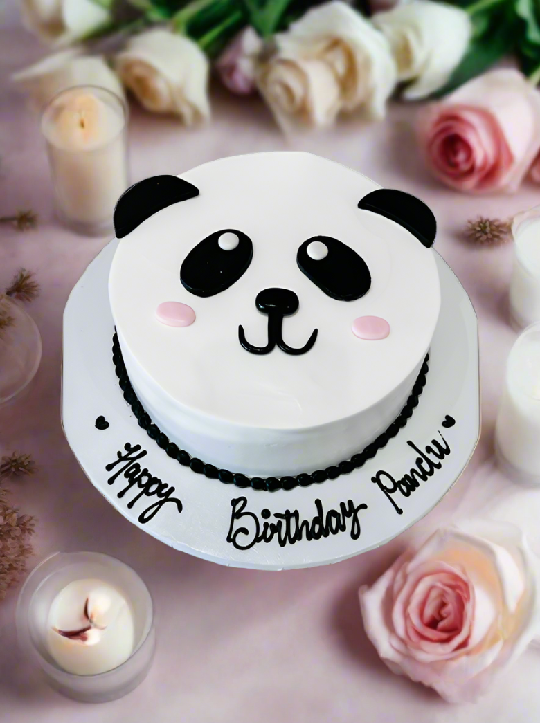 Basic Panda Cream Cake