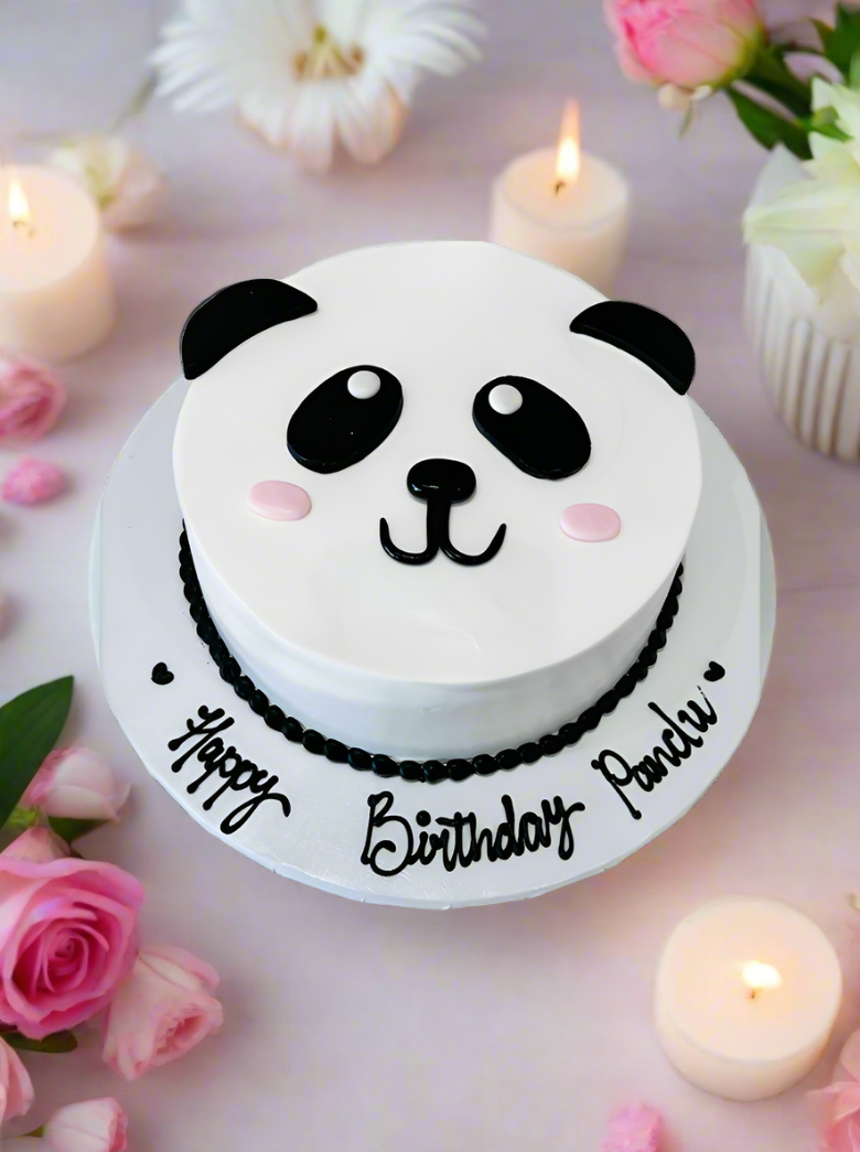 Basic Panda Cream Cake