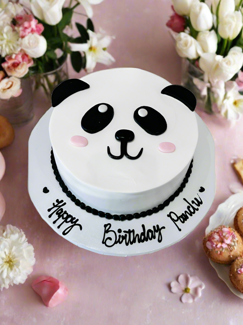 Basic Panda Cream Cake