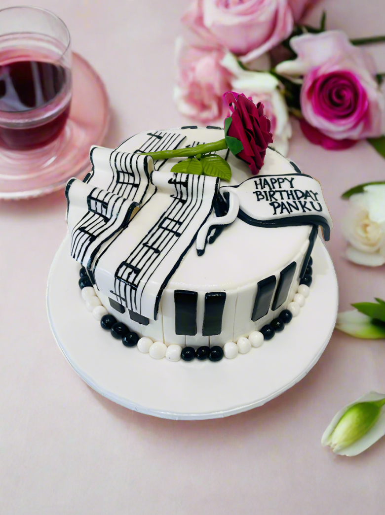 Beauty & The Beast Fondant Cake