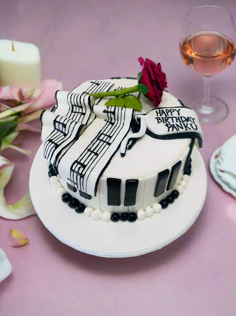 Beauty & The Beast Fondant Cake