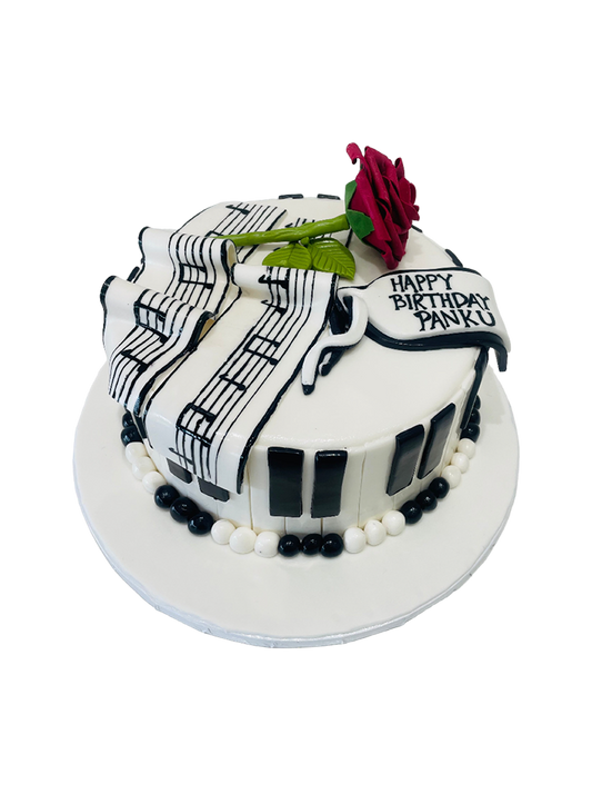 Beauty & The Beast Fondant Cake